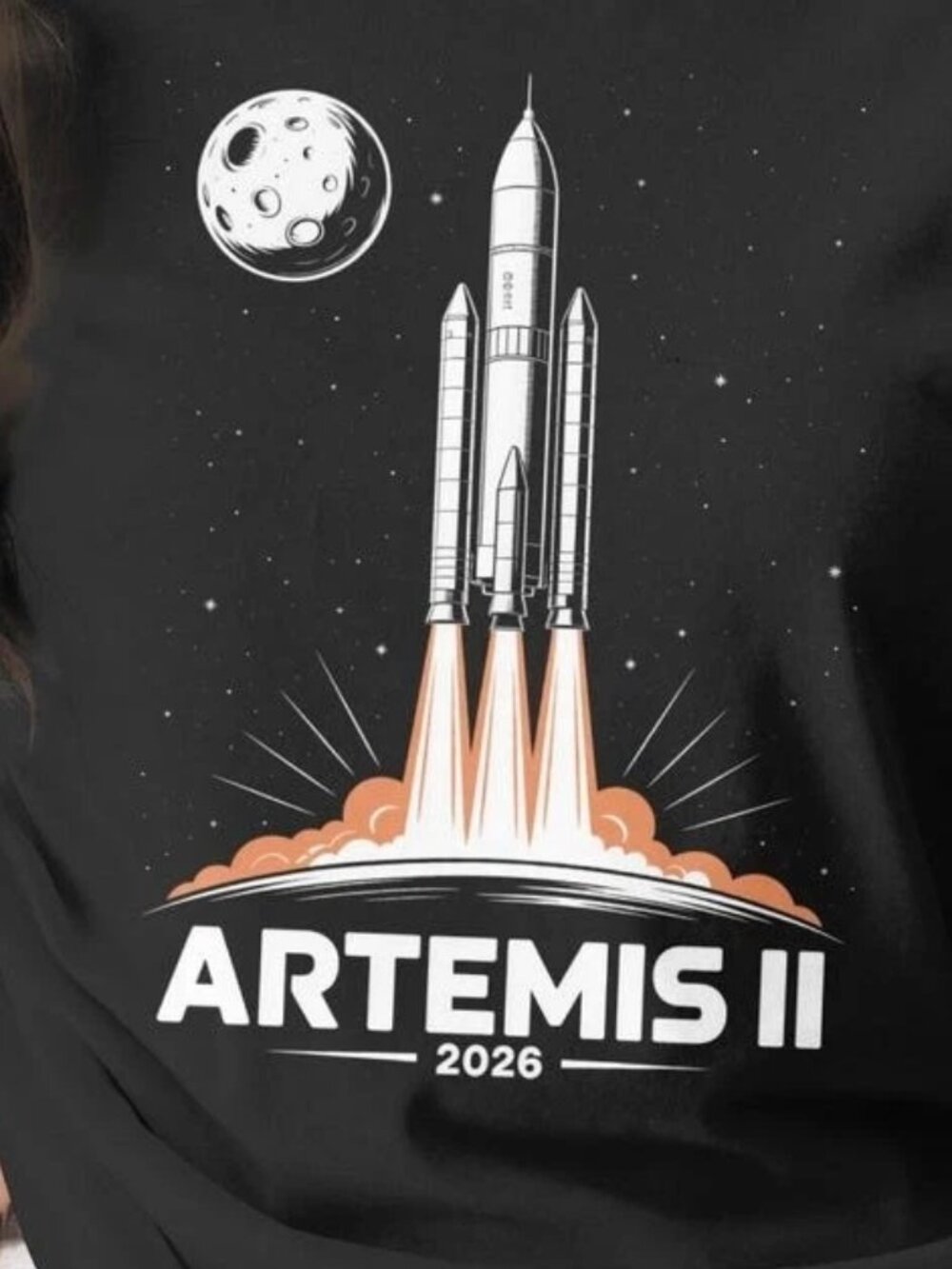 Artemis II 2026 Rocket Launch T-Shirt, Future Moon Mission T Shirt 249